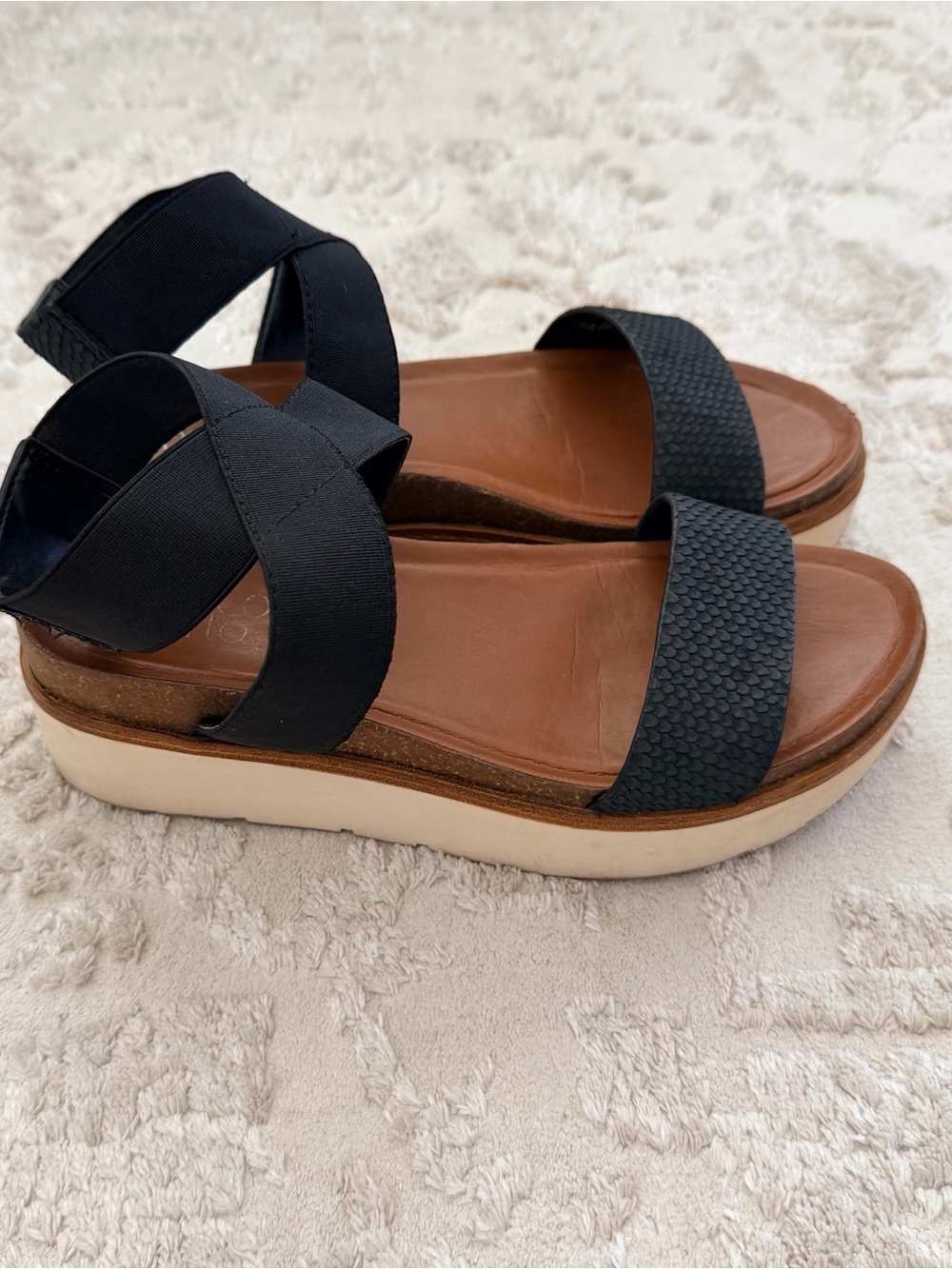 Franco Sarto platform sandals size 6